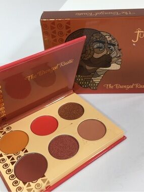 Juvia's Place The Bronzed Rustic Eyeshadow Palette - Orange, Red, Bronze, Brown